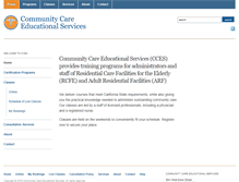 Tablet Screenshot of cceducationalservices.com
